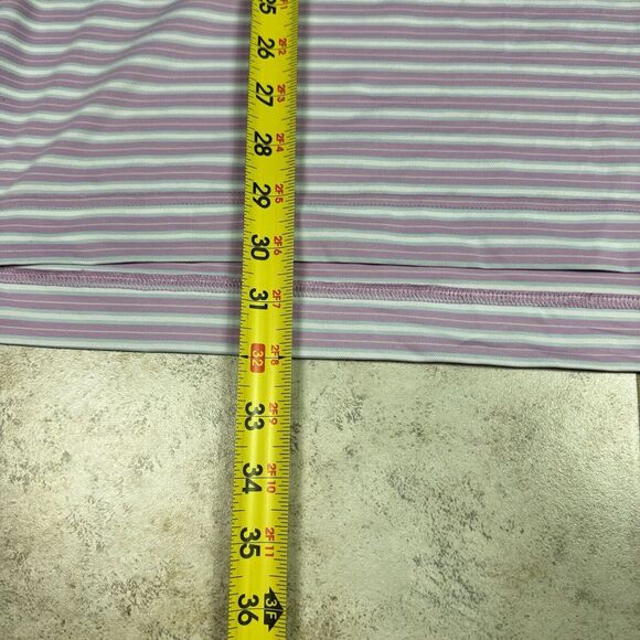 Footjoy Golf Polo Shirt Mens XL Striped Performance Short Sleeve Memorial - Picture 3 of 9